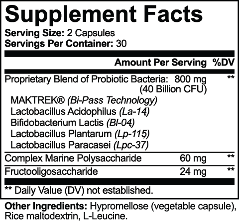 Probiotic 40B + Prebiotics