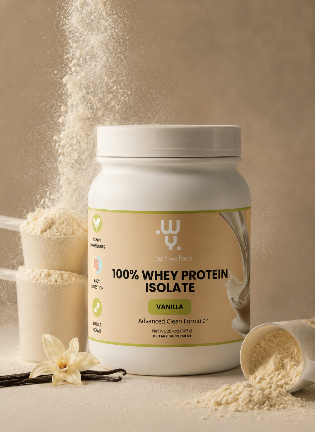 Advanced 100% Whey Protein Isolate (Vanilla)